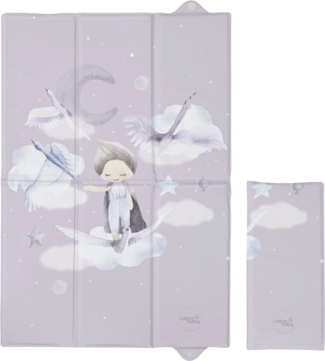 Ceba Baby Reise-Wickelunterlage Basic Wild Swans 60 × 40 cm