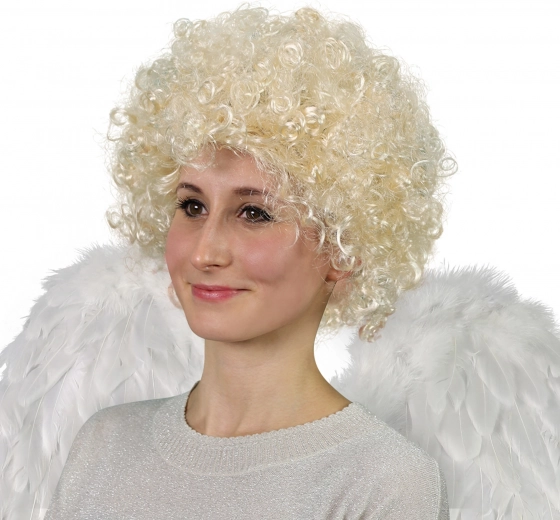 Kurze Engelsperücke mit Locken