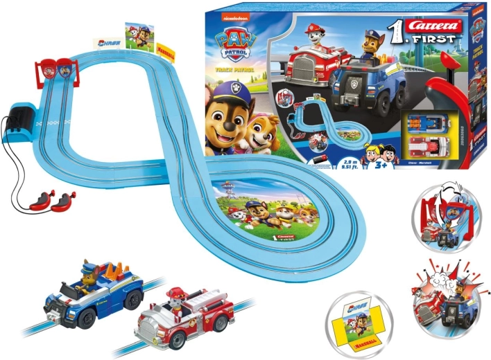 Carrera First Paw Patrol Rennbahn Track Patrol 2,9 m
