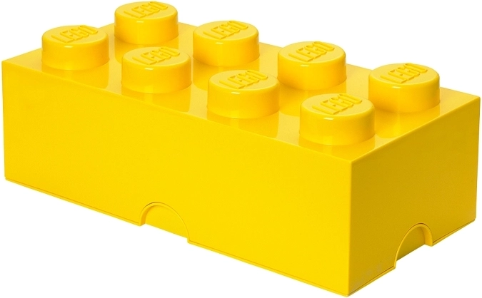 Lego Aufbewahrungsbox 8 gelb