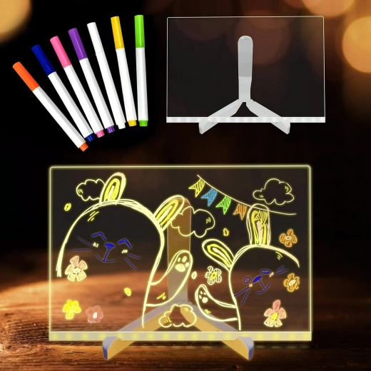Leuchtendes Acrylpanel für ausdrucksstarke Zeichnungen