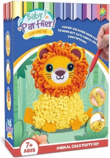 Fertiges niedliches Löwchen Schritt für Schritt