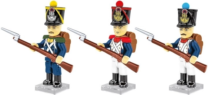 Drei ikonische Figuren der französischen Infanterie