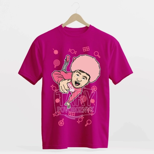 T-Shirt Tary Povoroznyk Zuckerwatte Rosa 152–158