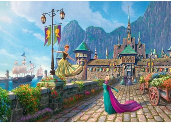 Puzzle Disney Frozen: Feier in Arendelle 1000 Teile