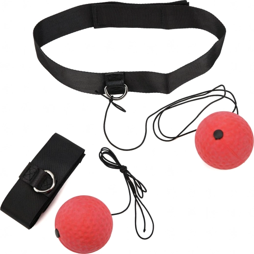 Reflexball zum Boxen mit Stirnband für Reflex- und Koordinationstraining