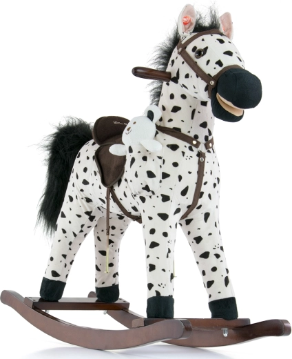 Milly Mally Schaukelpferd Mustang black dot