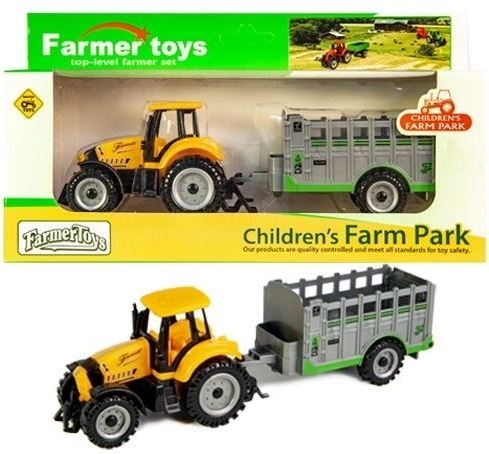 Traktor mit Anhänger – 1 Stück