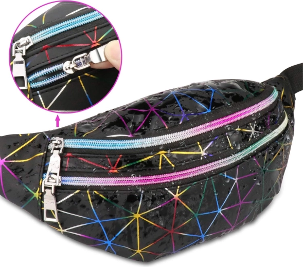 Drei praktische Reißverschlusstaschen