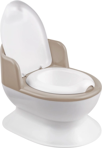 Maltex Kinder-Töpfchen in Toilettenform, weiß/beige