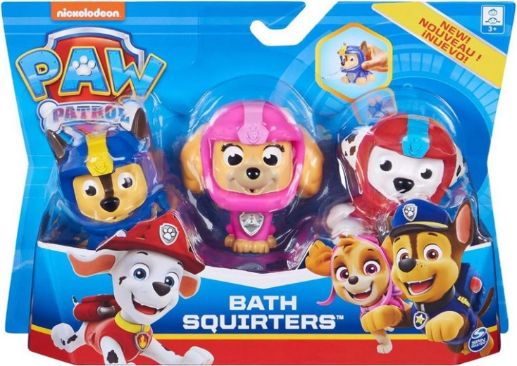 Paw Patrol – Set mit 3 Bade-Spielzeugen