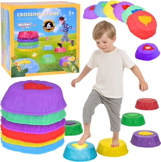 Woopie leuchtende Balanciersteine – 6 Stück