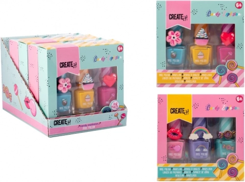 Set aus Kinder-Nagellacken mit Ringen CREATE IT!