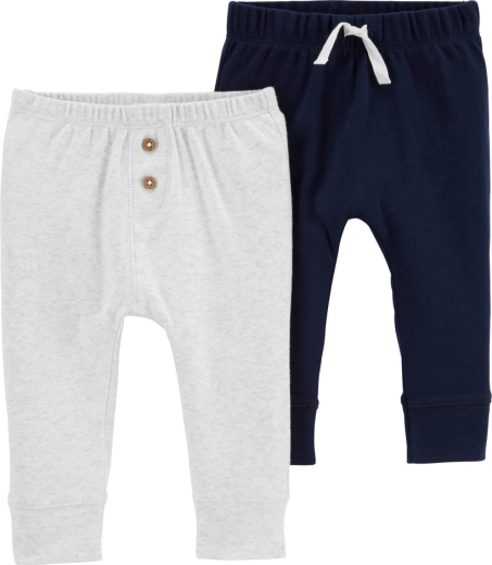 Carter’s Jogginghosen für Jungen, grau und dunkelblau, 2 Stück, Gr. S (56)