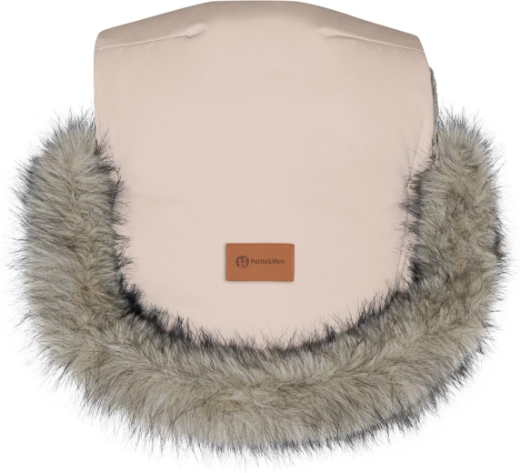 Petite&mars Kinderwagenhandschuhe Furry Rose Petal