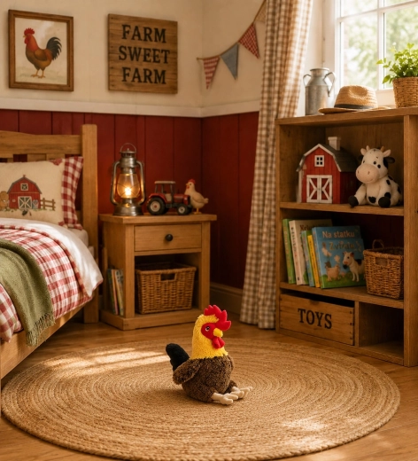 Bauernhofspaß im Kinderzimmer