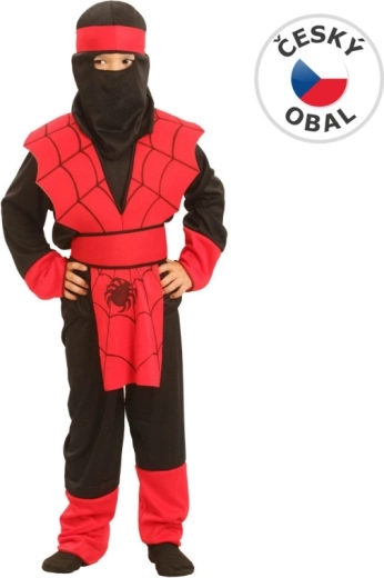 Kinder-Karnevalskostüm Ninja-Spinne 110–120 cm