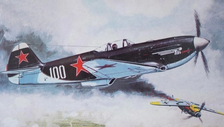 Flugzeugmodell Jakowlew Jak 3