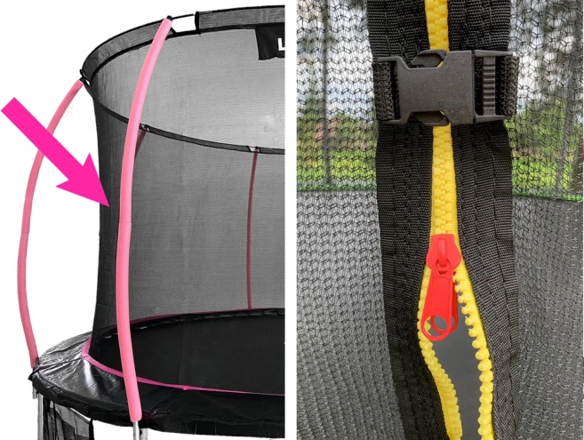 Innen-Sicherheitsnetz für Trampolin Sport Max 12 ft, rosa