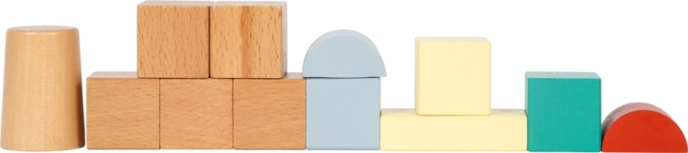 Kreatives Bauen mit verschiedenen Formen