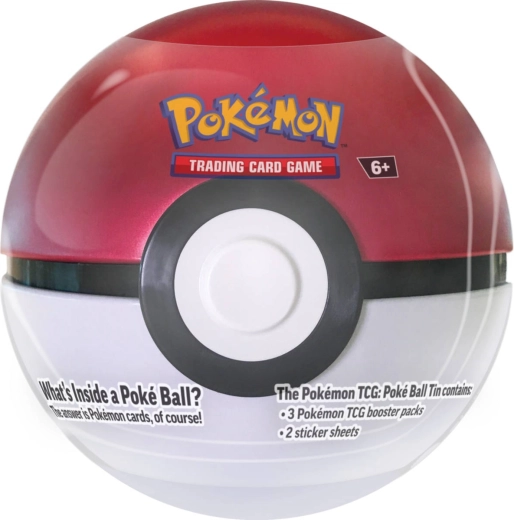 Blechdose in Pokéball-Form (Sammlerstück und Aufbewahrungsbox)