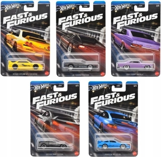 Hot Wheels Fast & Furious – Sammlerautos 1:64, Modellmix
