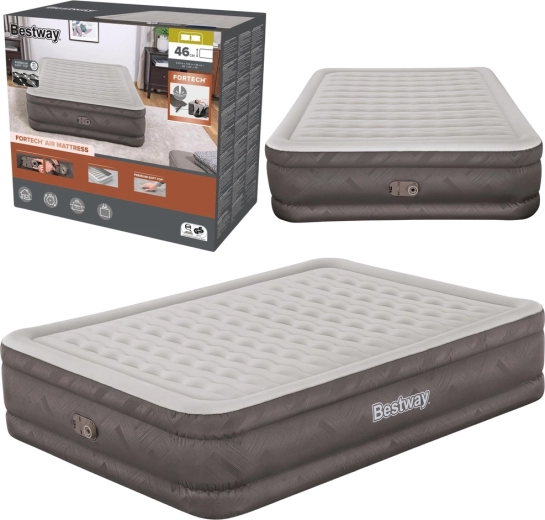 Queen-Luftmatratze mit integrierter elektrischer Pumpe Bestway 203 × 152 × 46 cm