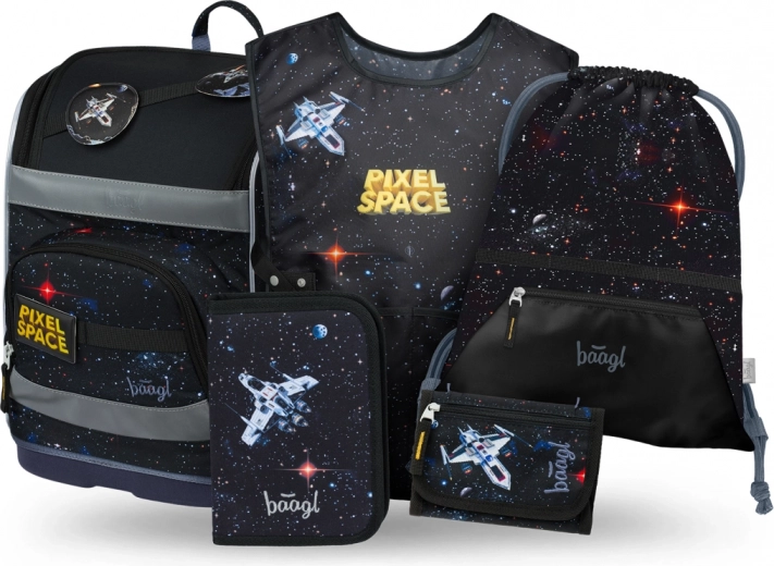 Schulset Zippy Plus Pixel Space von Baagl