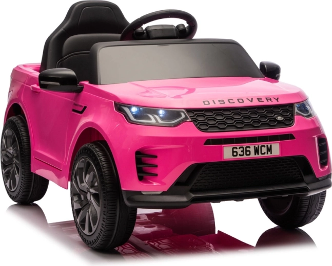 Elektrisches Rutschauto LAND ROVER Discovery rosa