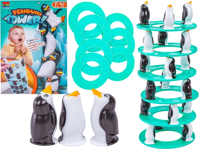 Pinguin-Turm Penguin Tower – Geschicklichkeitsspiel