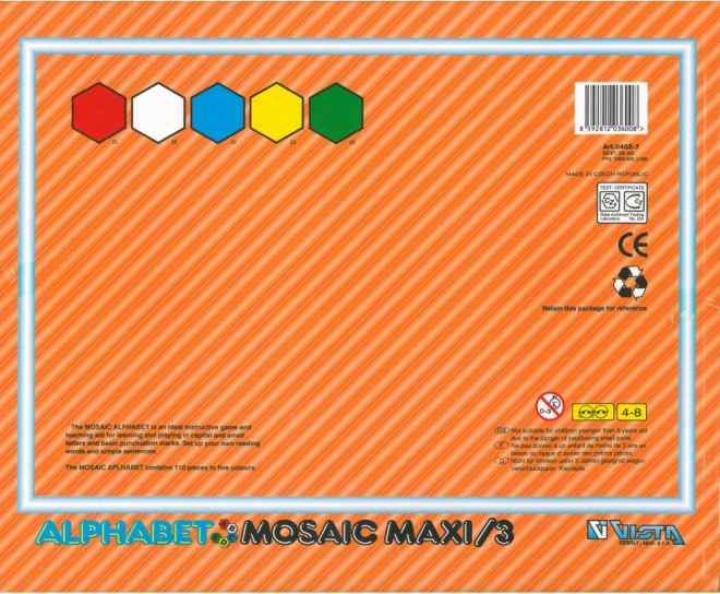 Bausatz Alphabet Mosaic Maxi – Alphabet und Wortbildung