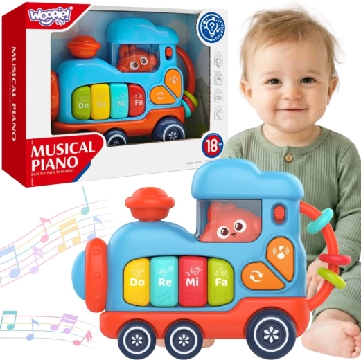 Woopie Baby interaktives Musik-Piano Lokomotive
