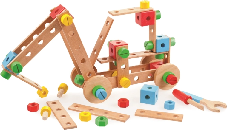Tidlo Holz-Konstruktionsbaukasten zum Zusammenbauen für Kinder