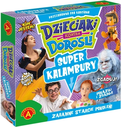 Super Scharade: Kinder vs. Erwachsene – Familienspiel für Partys