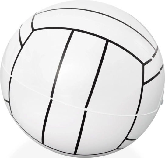Aufblasbarer Ball im Lieferumfang