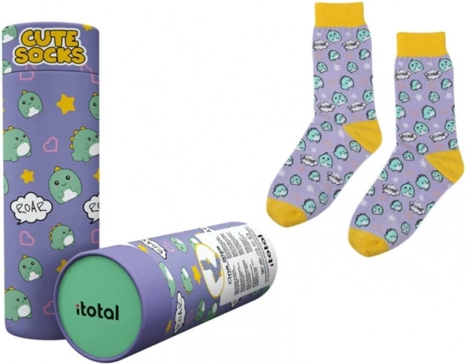 Baumwollsocken mit Dinosauriern