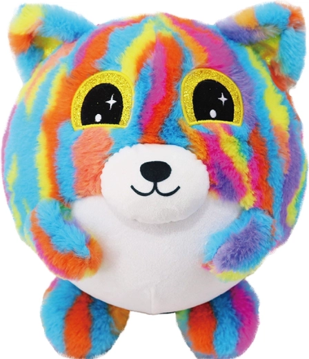 Aufblasbarer Plüschfreund – Regenbogen-Bär 23 cm