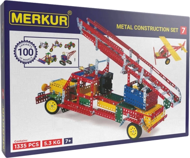 Merkur M7 große Metallbaukasten mit 1335 Teilen