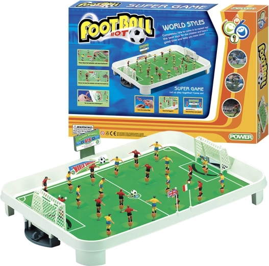 Tischfußballspiel mit beweglichen Spielern – groß