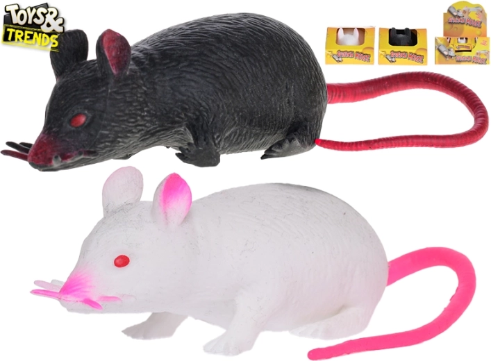 Dehnbare Antistress-Maus 12 cm