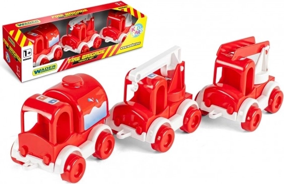 Set aus 3 Autos Kid Cars – Rettungsdienst der Feuerwehr