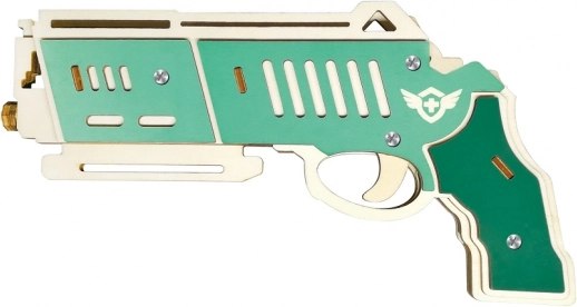 Woodcraft Holz-3D-Puzzle Gummiband-Waffe Falcon