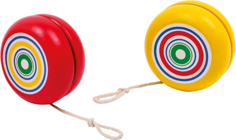 small foot Holzjojo Spirale Gelb