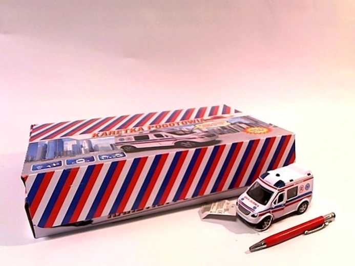 Ambulance-Van 11 cm mit Sound und tschechischem Design