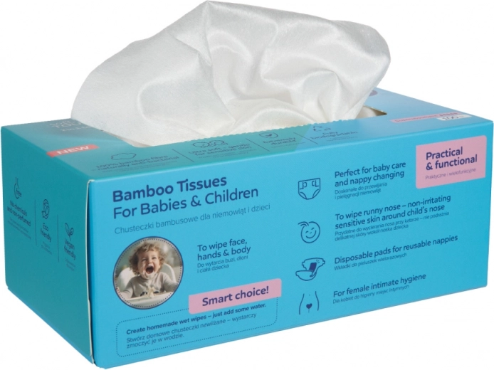 Bambus-Tücher 2-in-1 CANPOL babies 100 Stk.
