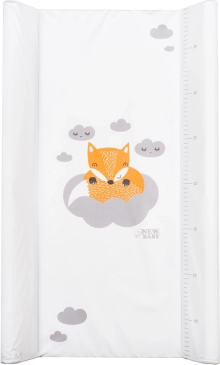 Wickelauflage NEW BABY Fuchs 80 × 50 cm weiß