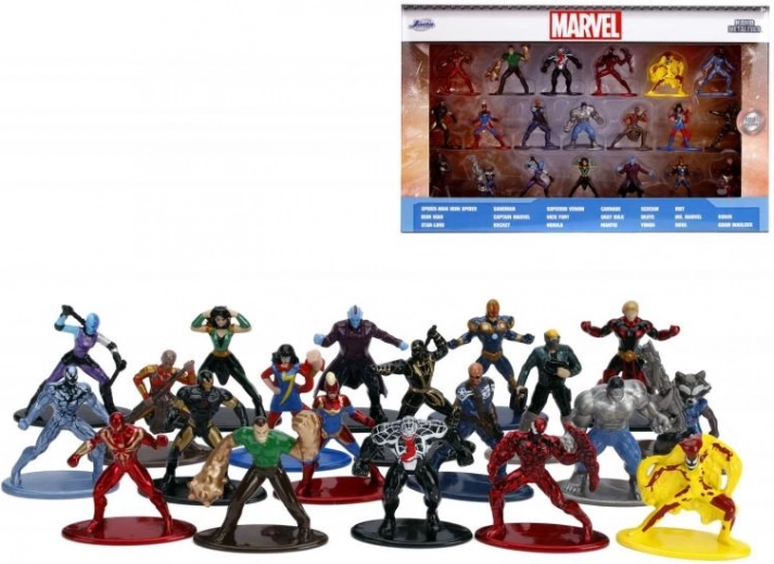 Metallische Nano-Figuren MARVEL – Set mit 20 Stück (Welle 3)