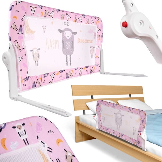 Schutzgitter fürs Kinderbett 90 cm – Schäfchen