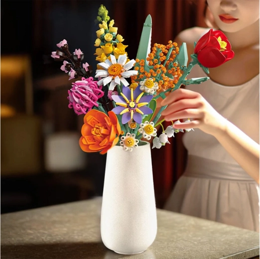 Vollständig verstellbare Stiele und Blüten