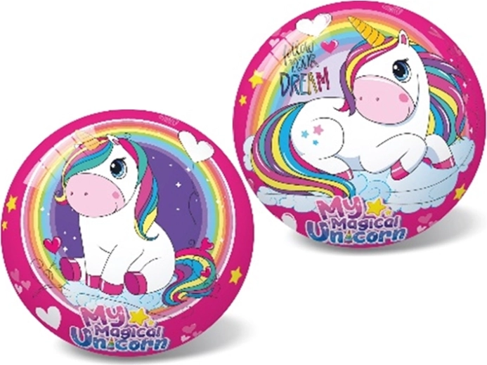 Kinderball mit Einhornmotiv 14 cm